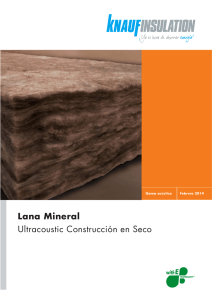 Lana Mineral Ultracoustic Construcción en Seco