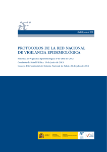 protocolos de la red nacional de vigilancia epidemiológica