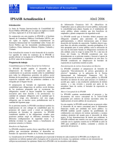 IPSASB Actualización 4 Abril 2006