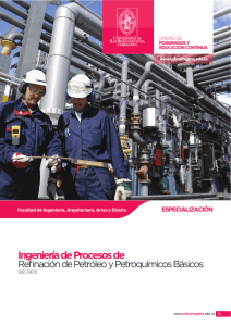 Esp. Ingeniería de procesos de Refinación de Petróleo y