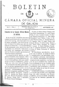 Nº1 Septiembre - Camara Oficial Minera de Galicia