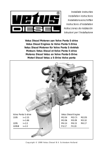 Vetus Diesel Motoren aan Volvo Penta S