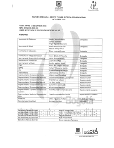 Acta No. 5 CTDD Ordinario - junio