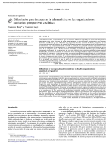 Dificultades para incorporar la telemedicina en