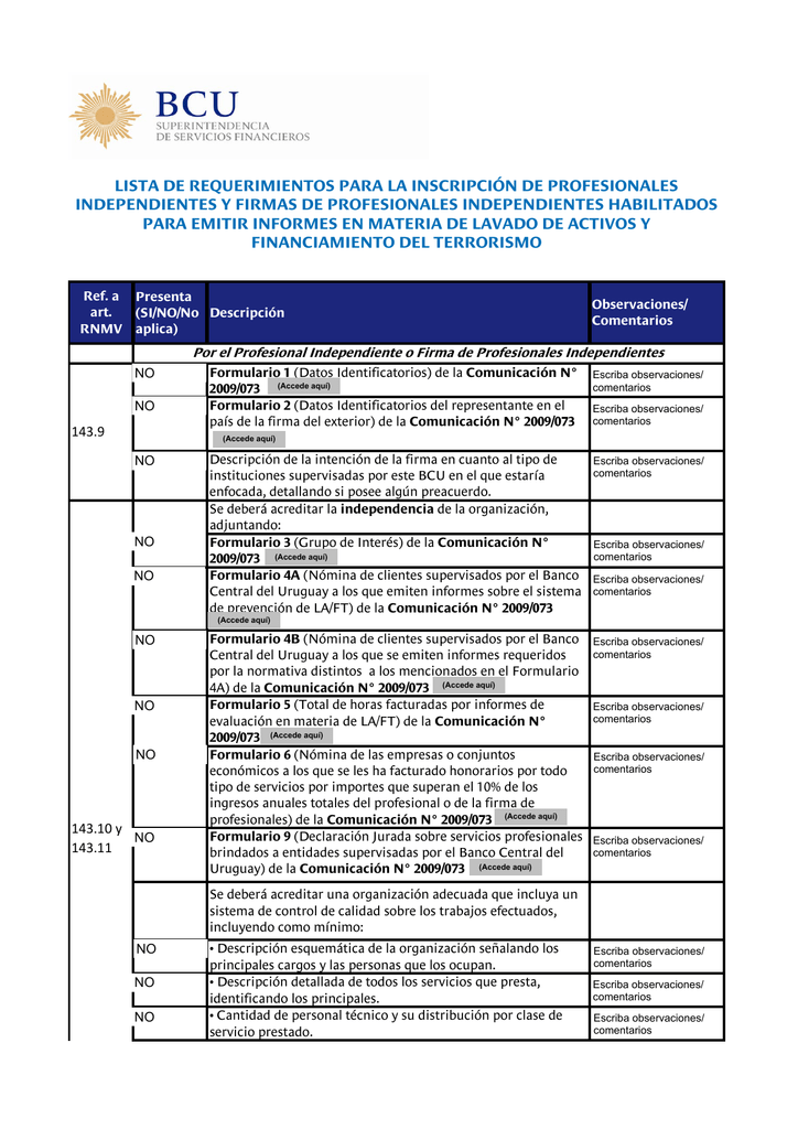 Requerimientos Funcionales Ejemplos