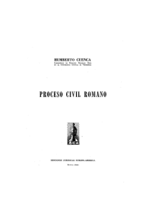proceso civil romano - venezuelaprocesal.net