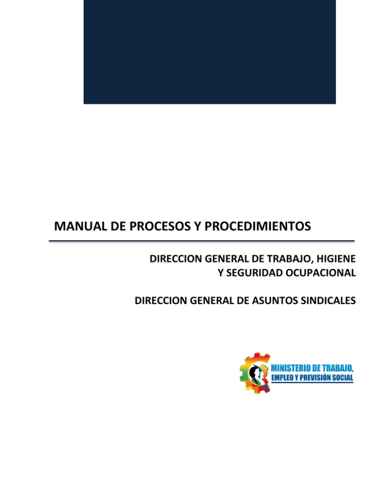 Manual De Procesos Y Procedimientos