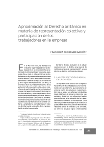 Aproximación al Derecho británico en materia de representación