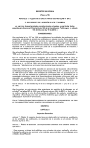 DECRETO 333 DE 2014 - Archivo General de la Nación