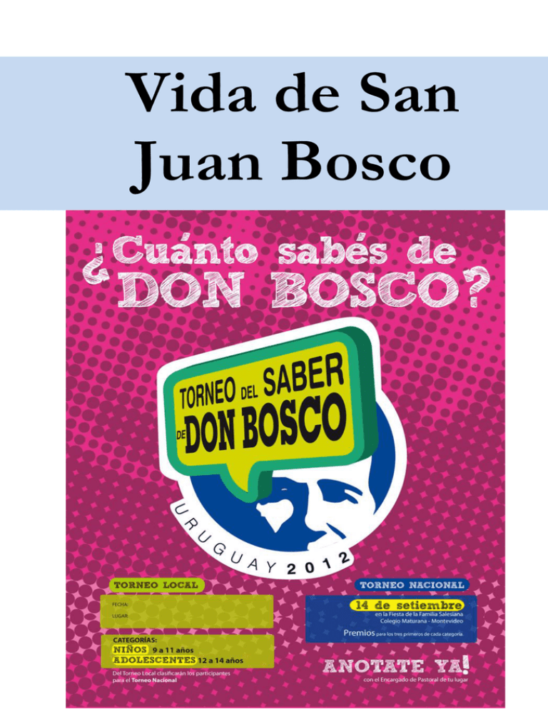 Vida De San Juan Bosco