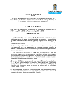 DECRETO N&deg; XXXX de 2016 (XXXXX) Por el cual se reglamenta la
