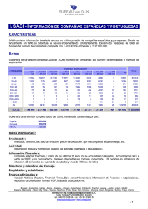 información de compañías españolas y portuguesas