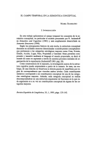 el campo temporal en la semántica conceptual