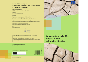 La agricultura en la UE – Aceptar el reto del cambio climático