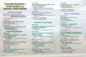 XI Jornadas Nacionales y IX Internacional sobre Naturaleza y Medio