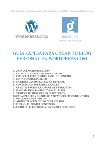 Manual sobre Wordpress