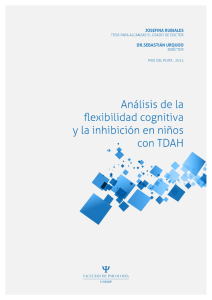 Análisis de la flexibilidad cognitiva y la inhibición en niños con TDAH