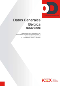 Datos Generales Bélgica 2013