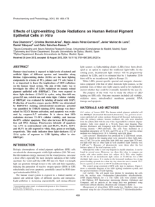 Effects of Light-emitting Diode Radiations on Human