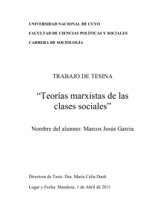 Teorías marxistas de las clases sociales