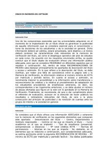 mínimo de ECTS por matrícula y periodo lectivo : los datos publicados