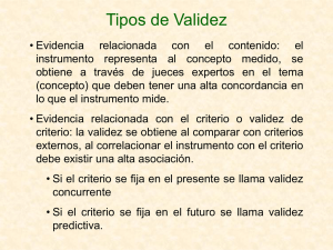 Tipos de Validez - rincondepaco.com.mx