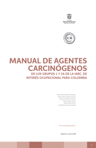 manual de agentes carcinógenos - Ministerio de Salud y Protección