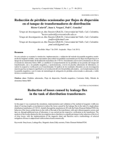 Reducci&oacute;n de p&eacute;rdidas ocasionadas por flujos de dispersi&oacute;n en el