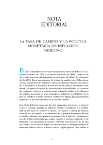 nota editorial - Banco de la República