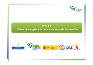 CTE HE3. Eficiencia energética de las instalaciones de iluminación