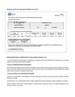 DECLARACION JURADA