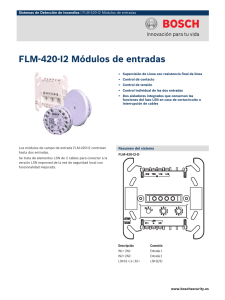 FLM‑420‑I2 Módulos de entradas