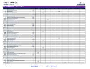CALENDARIO 2016 Emerson Perú