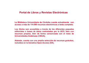Portal de Libros y Revistas Electrónicas