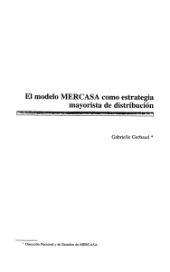 El modelo MERCASA como estrategia mayorista de distribución