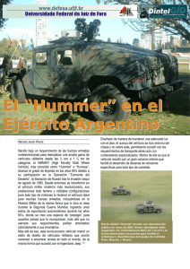 El “Hummer” en el Ejército Argentino