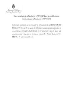 Resolución ST 1362/12 - Ministerio de Trabajo, Empleo y Seguridad