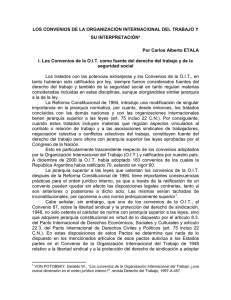 Los convenios de la Organizaci&oacute;n Internacional del Trabajo y su