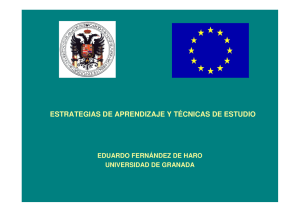 ESTRATEGIAS DE APRENDIZAJE Y T&Eacute;CNICAS DE ESTUDIO