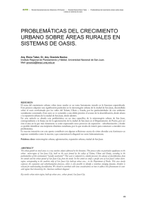 problemáticas del crecimiento urbano sobre áreas rurales en