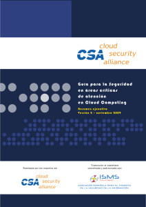 Guía para la Seguridad en áreas críticas de atención en Cloud