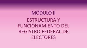 Dirección Ejecutiva del Registro Federal de Electores