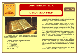 libros de la biblia - Parroquias de La Manga del Mar Menor