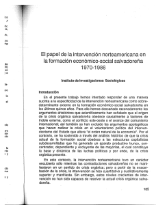 El papel de la intervención norteamericana en