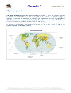 Trópico de Capricornio