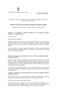 proyecto de ley de debate público obligatorio