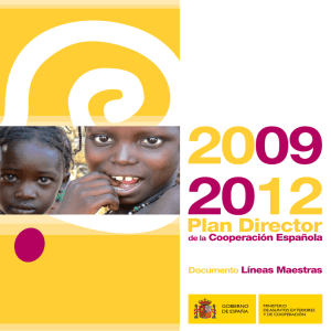 Documento de Líneas Maestras 2009-2012