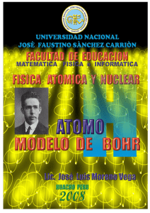 Modelo de Bohr del atomo de hidrogeno