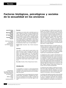 Factores biológicos, psicológicos y sociales de la sexualidad en los
