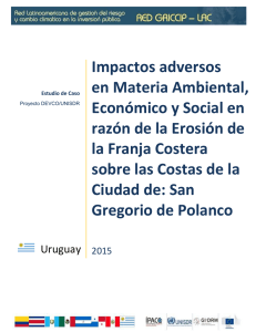 Impactos adversos en Materia Ambiental, Económico y Social en